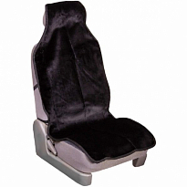 Накидка сиденья меховая искусственная мутон 1 предм. SKYWAY ARCTIC Черный